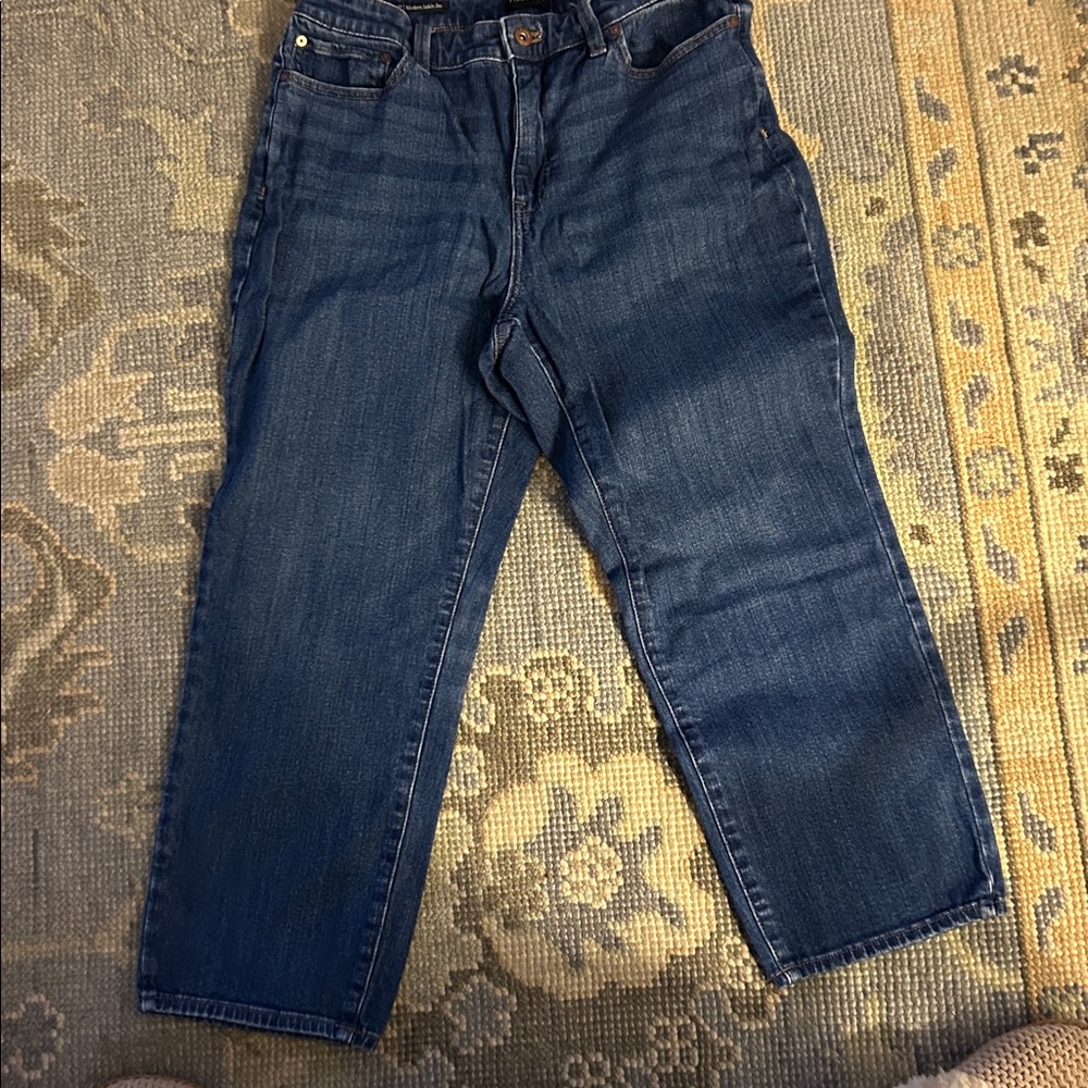 Talbots modern ankle jean- full leg